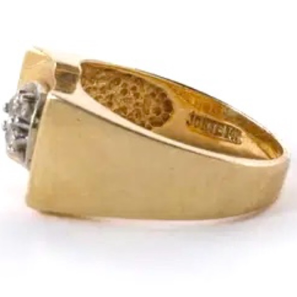 Men’s 14 Kt Gold Yellow Ring - Picture 3 of 4